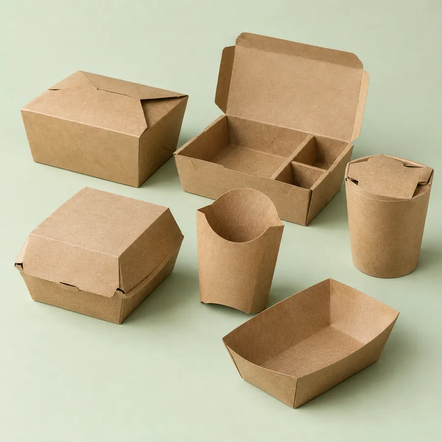 Takeaway boxes & trays