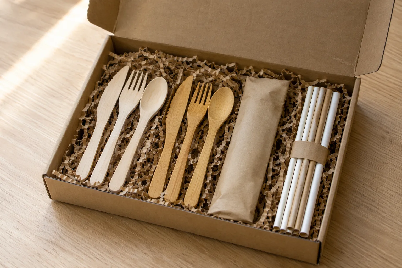 Plastic-free cutlery & straws sample kit
