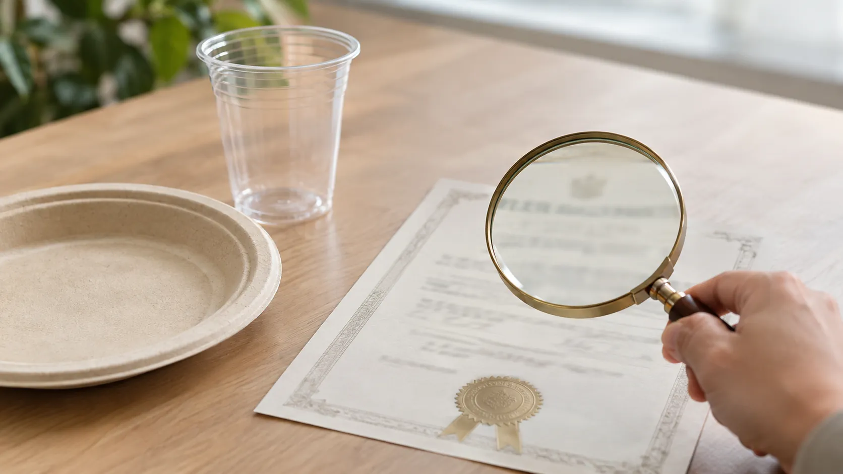 How to check a compostable certificate
