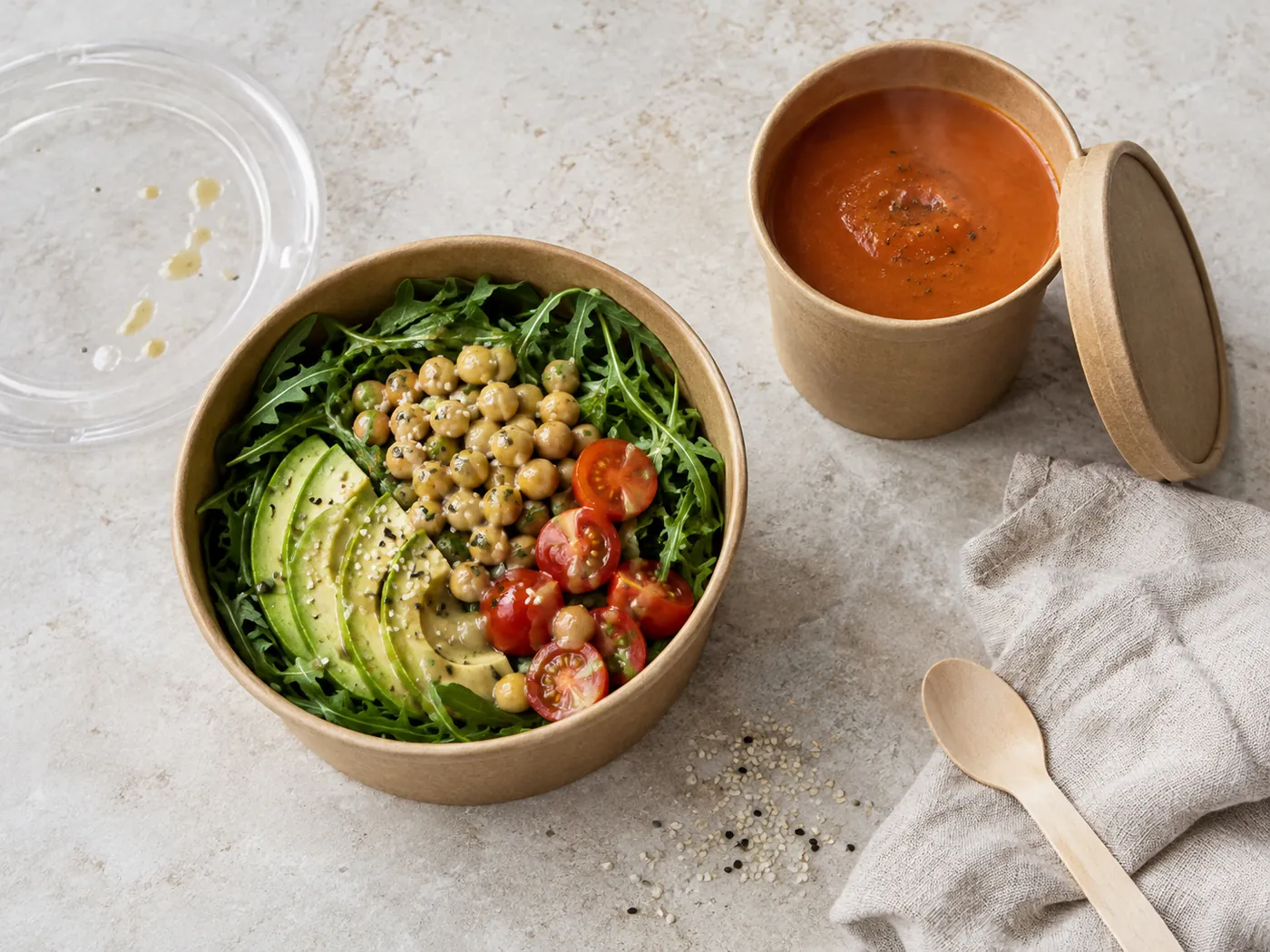 Salads, soups & noodles